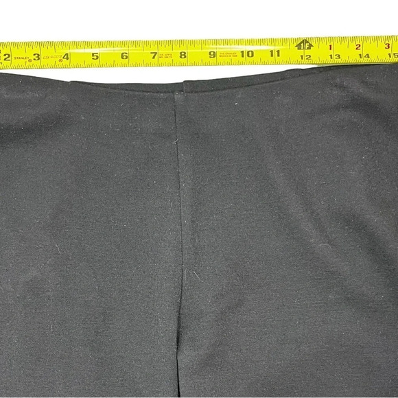 Eileen Fisher Black Ponte Knit Pull-On Elastic Waist Pant Size Small - Picture 4 of 9